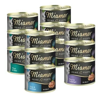 Miamor Feine Filets In Jelly Mixpaket 12x185g 3 Miamor Feine Filets In Jelly Mixpaket 12x185g