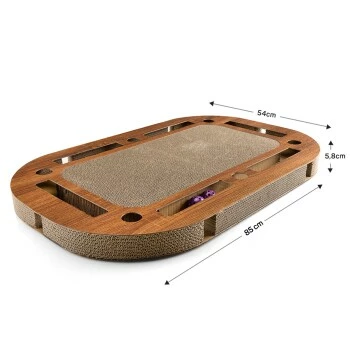 Canadian Cat Company Katzenspielplatz PlayPlate Braun 8 Canadian Cat Company Katzenspielplatz PlayPlate Braun – Bild 6
