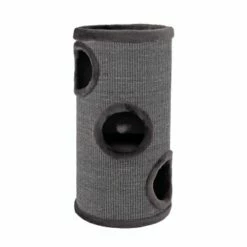 Lionto 70cm Kratztonne Mit Sisal Kratzturm Grau