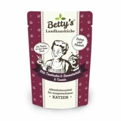 Betty's Landhausküche Frischebeutel Mit Truthahn 12 X 100g Für Katze