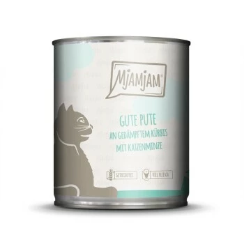 MjAMjAM Gute Pute An Gedämpftem Kürbis 6x800g 3 MjAMjAM Gute Pute An Gedämpftem Kürbis 6x800g