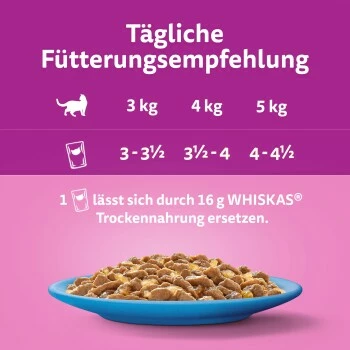 Whiskas Jumbo Pack 1+ Fisch Auswahl In Gelee 80 X 85g 5 Whiskas Jumbo Pack 1+ Fisch Auswahl In Gelee 80 X 85g – Bild 3
