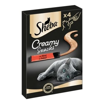 Sheba Beutel Creamy Snacks Rind 44x12 G 3 Sheba Beutel Creamy Snacks Rind 44x12 G