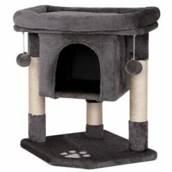 Lionto Kratzbaum 60 Cm Dunkelgrau