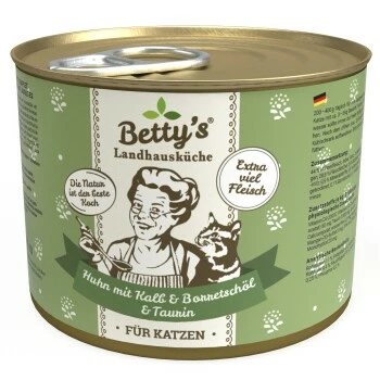 Betty's Landhausküche Huhn Mit Kalb & Borretschöl 200g 3 Betty's Landhausküche Huhn Mit Kalb & Borretschöl 200g