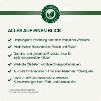 REAL NATURE Wilderness Adult True Country 12x85g Wide Savannah Mit Lamm & Wildschwein 5 REAL NATURE Wilderness Adult True Country 12x85g Wide Savannah Mit Lamm & Wildschwein – Bild 3