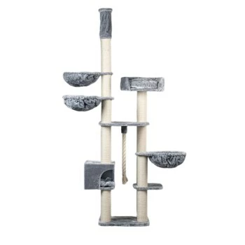 RHR Quality Kratzbaum Catdream De Luxe Hellgrau 3 RHR Quality Kratzbaum Catdream De Luxe Hellgrau