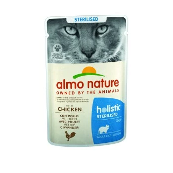 Almo Nature Almo Holistic Sterilised 30x70g Mit Huhn 3 Almo Nature Almo Holistic Sterilised 30x70g Mit Huhn