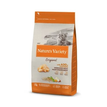 Nature's Variety Original Kroketten Für Ausgewachsene Katzen Mit Entbeintem Huhn 3 Kg 3 Nature's Variety Original Kroketten Für Ausgewachsene Katzen Mit Entbeintem Huhn 3 Kg