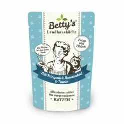 Betty's Landhausküche Frischebeutel Mit Känguru 12 X 100g Für Katze