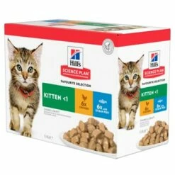 Hill's Science Plan Kitten Multipack Mit Huhn Und Seefisch 12x85 G