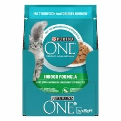 Purina ONE Indoor Formula Mit Thunfisch & Grünen Bohnen 26x85g 22 Purina ONE Indoor Formula Mit Thunfisch & Grünen Bohnen 26x85g -ANIMONDA Verkäufe 821bdc88e8f59a3770f7f28fc98670a48b450456 1099273 de DE purina one 2
