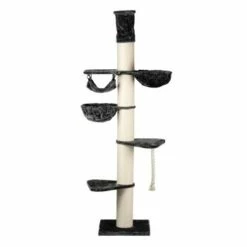 RHR Quality Kratzbaum Maine Coon Tower Crown Anthrazit/ Grau