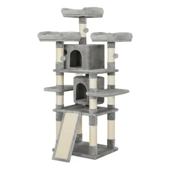 FEANDREA Katzenbaum 172cm Hellgrau Hellgrau 3 FEANDREA Katzenbaum 172cm Hellgrau Hellgrau