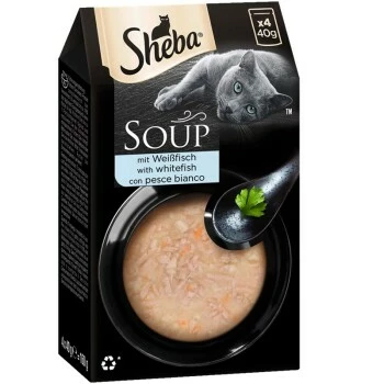 Sheba Soup 40x40g Weißfisch 3 Sheba Soup 40x40g Weißfisch