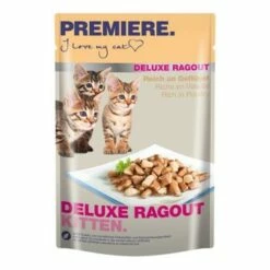 PREMIERE Deluxe Ragout Kitten Reich An Geflügel 22x85 G