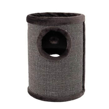 Lionto 50cm Kratztonne Mit Sisal Kratzturm Grau 3 Lionto 50cm Kratztonne Mit Sisal Kratzturm Grau