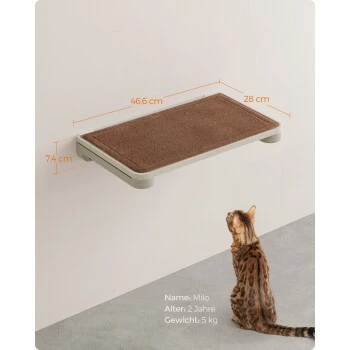 FEANDREA Clickat Katzenbrett Für Die Wand 8 FEANDREA Clickat Katzenbrett Für Die Wand – Bild 6