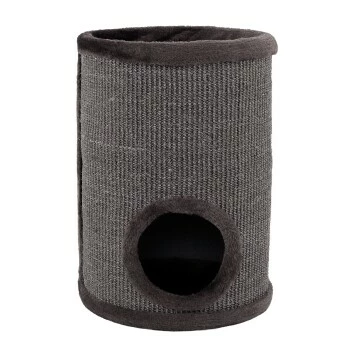 Lionto 50cm Kratztonne Mit Sisal Kratzturm Grau 7 Lionto 50cm Kratztonne Mit Sisal Kratzturm Grau – Bild 5