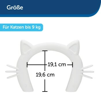 PetSafe Katzentunnel Für Zimmertüren, Weiß 7 PetSafe Katzentunnel Für Zimmertüren, Weiß – Bild 5