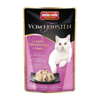 Animonda Vom Feinsten 18x50g Mit Lachs & Hühnchenfilet, In Sauce 3 Animonda Vom Feinsten 18x50g Mit Lachs & Hühnchenfilet, In Sauce