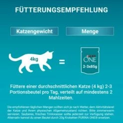 Purina ONE Junior Kittenfutter Nass Zarte Stückchen In Sauce Lachs 48x85g -ANIMONDA Verkäufe c1d6d1b1a2c15c6b0d99b19ccc41ff629e43c7ab 1356454 de DE purina one 9