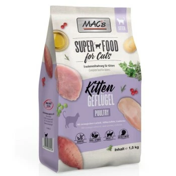 MAC's Superfood For Cats Kitten 1,5kg 3 MAC's Superfood For Cats Kitten 1,5kg