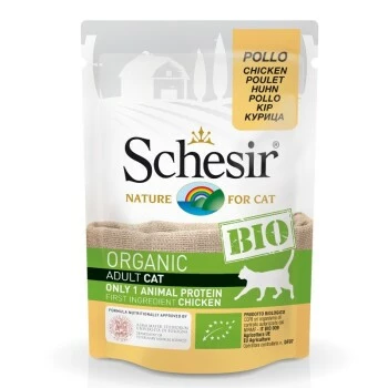 Schesir BIO 16x85g Huhn 3 Schesir BIO 16x85g Huhn