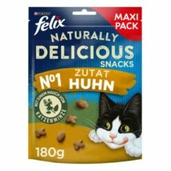 Felix Naturally Delicious 6x180g Huhn Mit Katzenminze