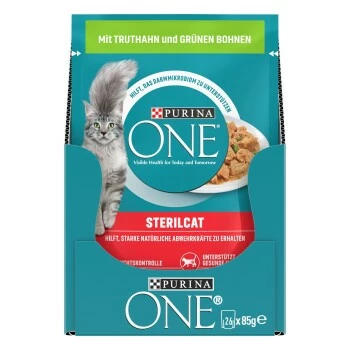Purina ONE Sterilcat 26x85g Mit Truthahn Und Grünen Bohnen 13 Purina ONE Sterilcat 26x85g Mit Truthahn Und Grünen Bohnen – Bild 11