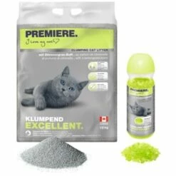 PREMIERE Excellent Klumpstreu 12kg Mit Deodorant, Zitronengras-Duft