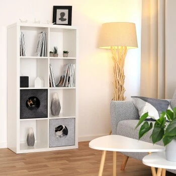 Lionto Katzenhöhle Aus Filz + Kissen - Regalhöhle Hellgrau 6 Lionto Katzenhöhle Aus Filz + Kissen - Regalhöhle Hellgrau – Bild 4