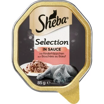 Sheba Selection In Sauce 22x85g Mit Rinderhäppchen 3 Sheba Selection In Sauce 22x85g Mit Rinderhäppchen