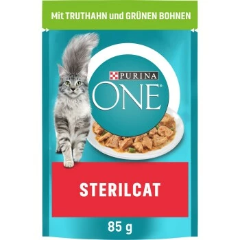 Purina ONE Sterilcat 26x85g Mit Truthahn Und Grünen Bohnen 3 Purina ONE Sterilcat 26x85g Mit Truthahn Und Grünen Bohnen